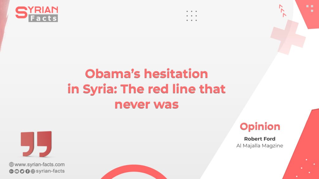 Obama’s hesitation in Syria: The red line that never was