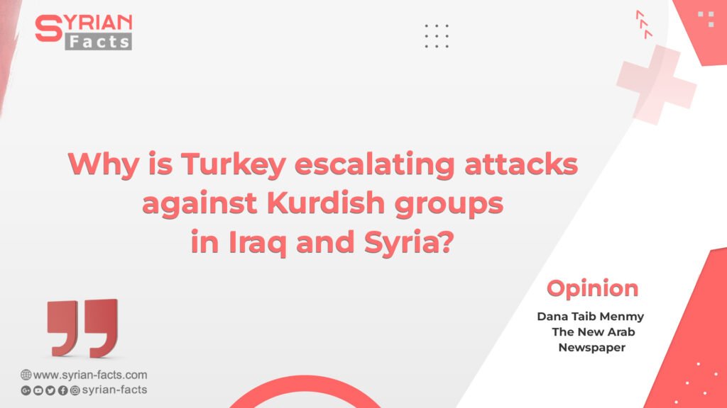 Why is Turkey escalating attacks against Kurdish groups in Iraq and Syria?