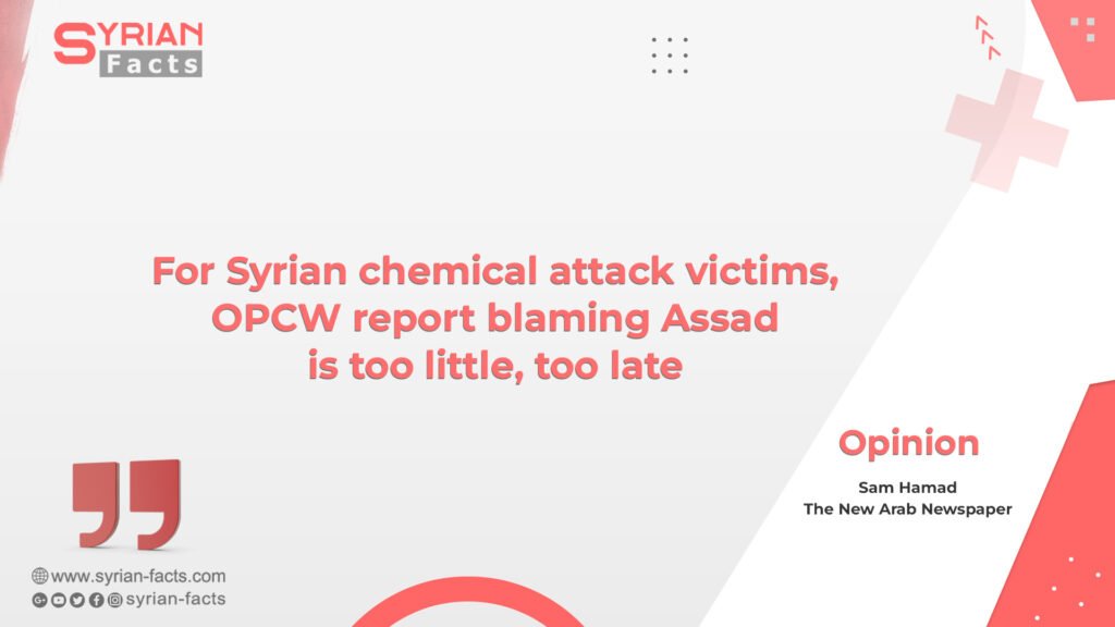 For Syrian chemical attack victims, OPCW report blaming Assad is too little, too late