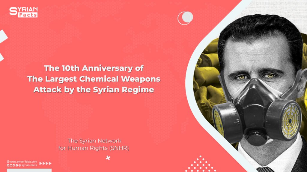 The 10th Anniversary of The Largest Chemical Weapons Attack by the Syrian Regime