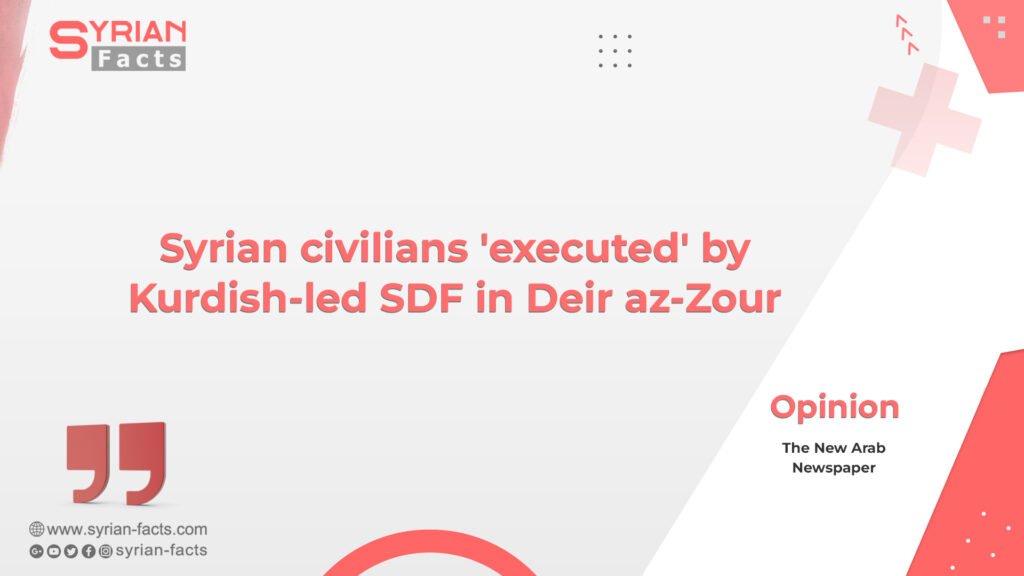 Syrian civilians ‘executed’ by Kurdish-led SDF in Deir az-Zour