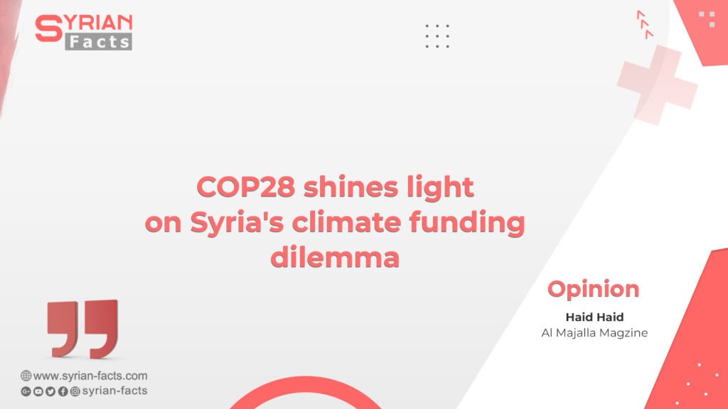 COP28 shines light on Syria’s climate funding dilemma